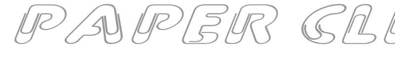 Paper Clip Ex Italic