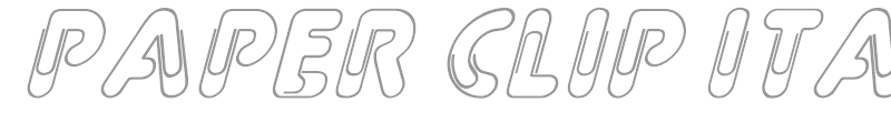 Paper Clip Italic
