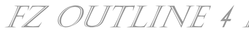 FZ OUTLINE 4 ITALIC