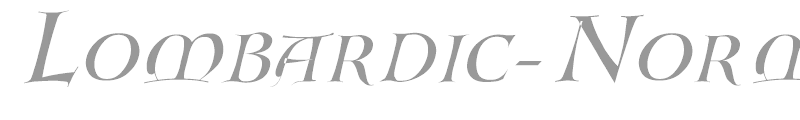 Lombardic-Normal Italic