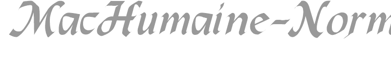 MacHumaine-Normal-Italic