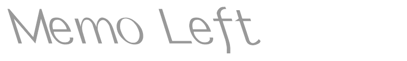 Memo Left