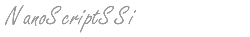 NanoScriptSSi