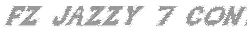 FZ JAZZY 7 CONTOUR ITALIC