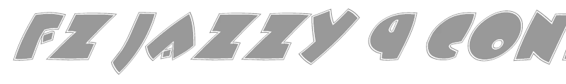FZ JAZZY 9 CONTOUR ITALIC