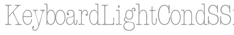 KeyboardLightCondSSi
