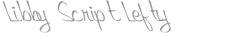 Libby Script Lefty