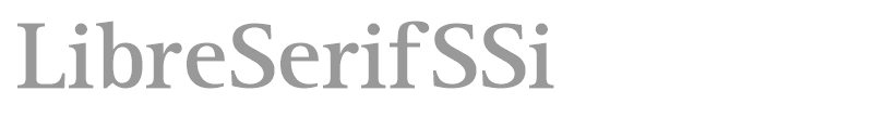 LibreSerifSSi