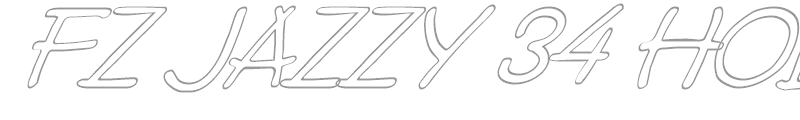 FZ JAZZY 34 HOLLOW ITALIC