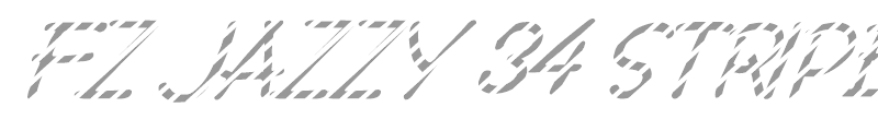 FZ JAZZY 34 STRIPED ITALIC