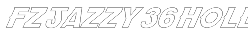 FZ JAZZY 36 HOLLOW ITALIC