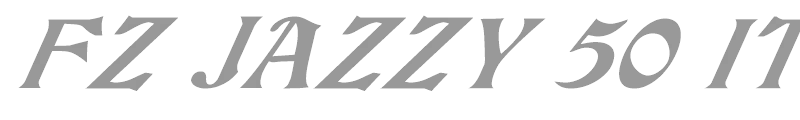 FZ JAZZY 50 ITALIC