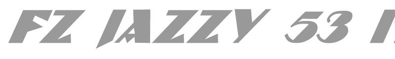 FZ JAZZY 53 ITALIC