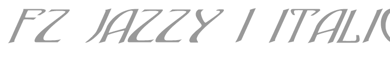 FZ JAZZY 1 ITALIC