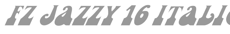 FZ JAZZY 16 ITALIC