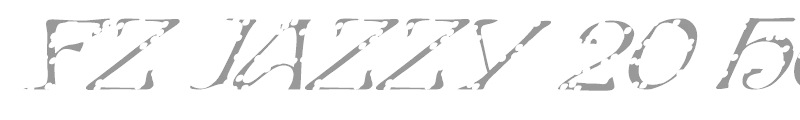 FZ JAZZY 20 HOLEY ITALIC