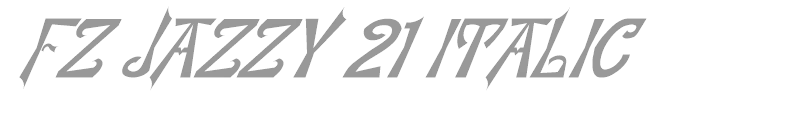 FZ JAZZY 21 ITALIC