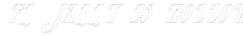 FZ JAZZY 23 HOLLOW ITALIC