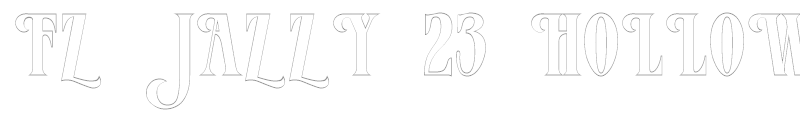 FZ JAZZY 23 HOLLOW