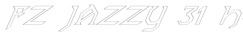 FZ JAZZY 31 HOLLOW ITALIC
