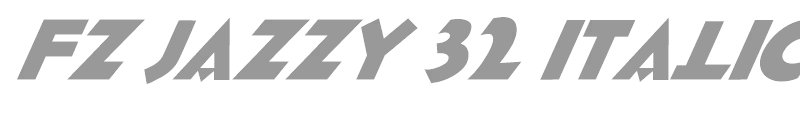 FZ JAZZY 32 ITALIC