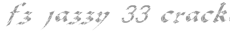 FZ JAZZY 33 CRACKED ITALIC