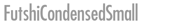 FutshiCondensedSmall