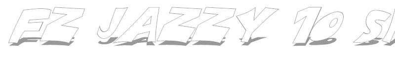 FZ JAZZY 10 SHADOW ITALIC