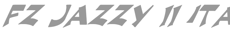 FZ JAZZY 11 ITALIC