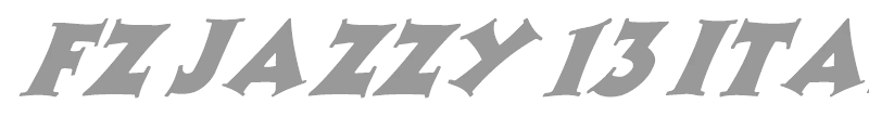 FZ JAZZY 13 ITALIC