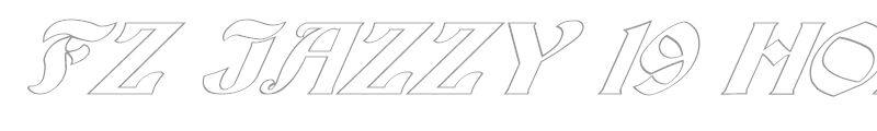 FZ JAZZY 19 HOLLOW ITALIC