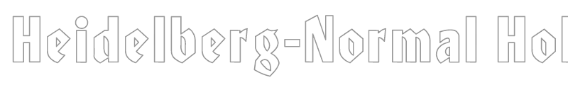 Heidelberg-Normal Hollow