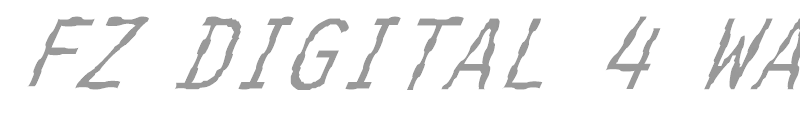 FZ DIGITAL 4 WAVEY ITALIC