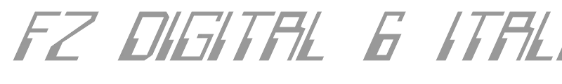 FZ DIGITAL 6 ITALIC