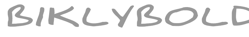 BiklyBoldFont Extended