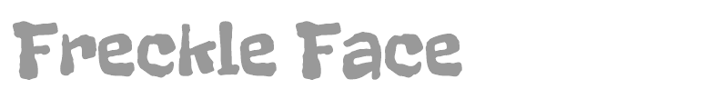 Freckle Face