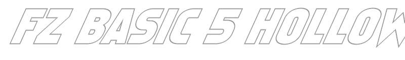 FZ BASIC 5 HOLLOW ITALIC