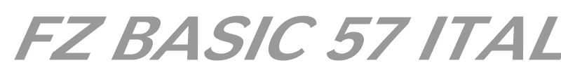 FZ BASIC 57 ITALIC