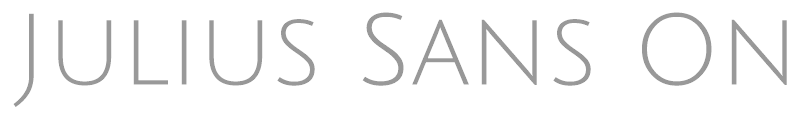 Julius Sans One