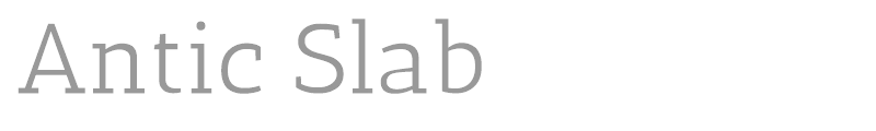 Antic Slab