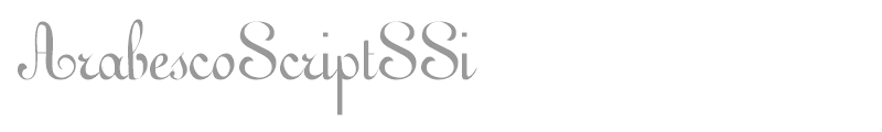 ArabescoScriptSSi