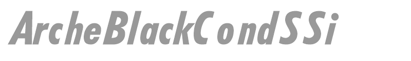 ArcheBlackCondSSi