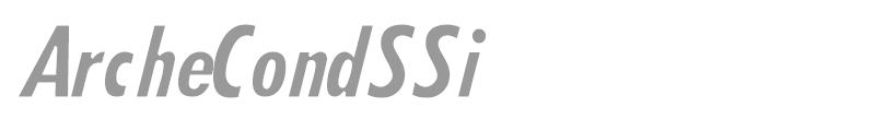 ArcheCondSSi