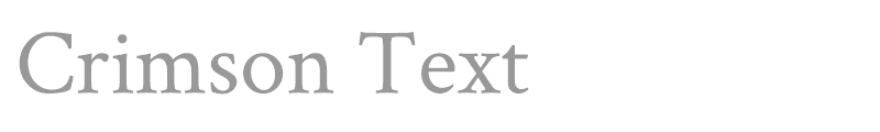 Crimson Text