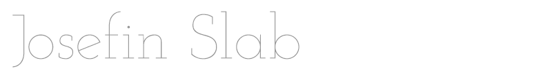 Josefin Slab