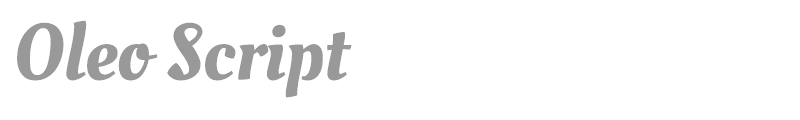 Oleo Script