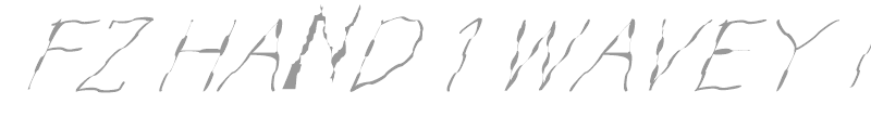 FZ HAND 1 WAVEY ITALIC
