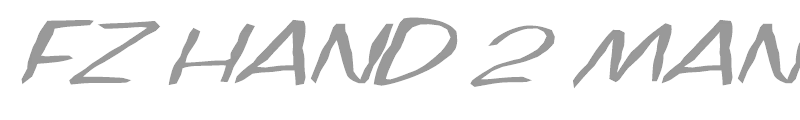 FZ HAND 2 MANGLED ITALIC