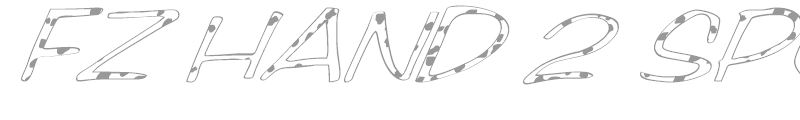 FZ HAND 2 SPOTTED ITALIC