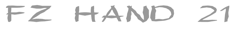 FZ HAND 21 MANGLED EX